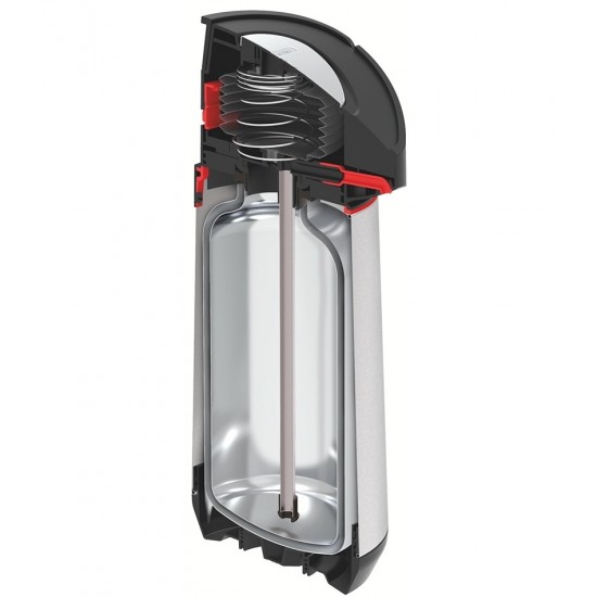 Garrafa Térmica 1,8 Litros Tramontina Exata Em Aço Inox Com Ampola De Vidro